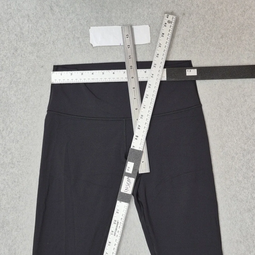 Lululemon Women Activewear Pants 8 Black Wunder Under HR Tight 25